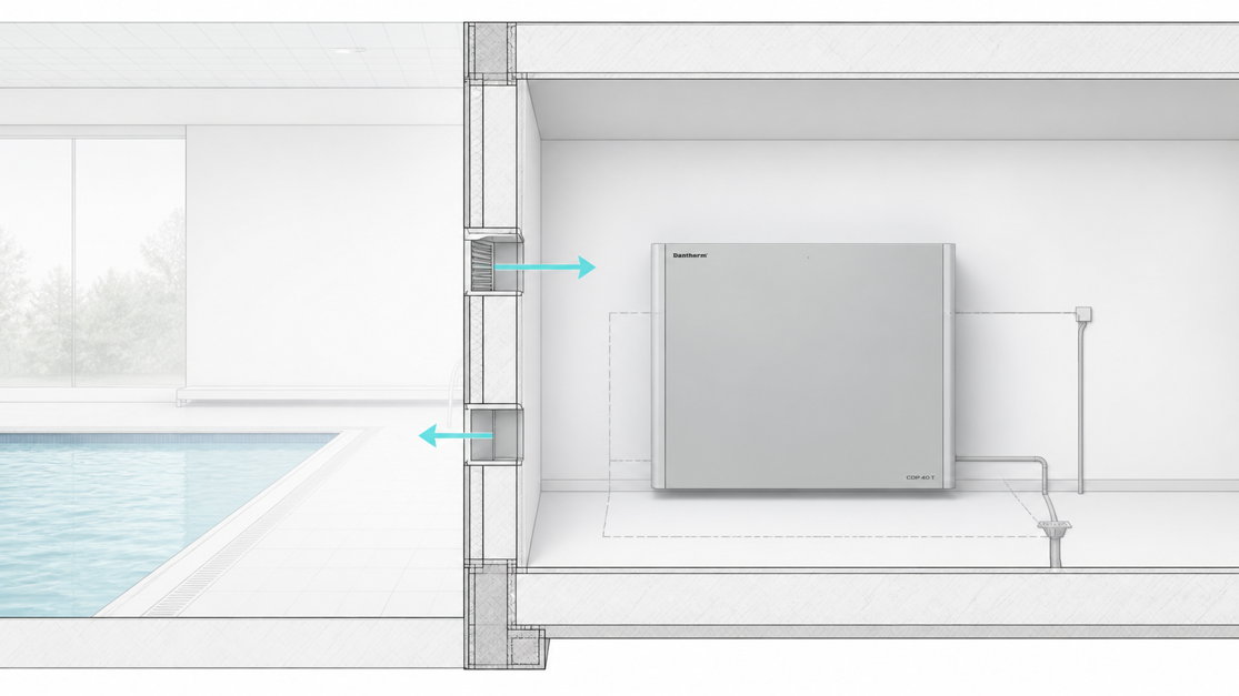Схема сквозного монтажа Dantherm CDP 40T